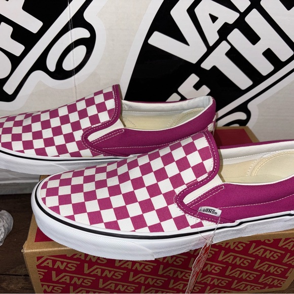 Vans Classic Slip On Checkers sz 11.5 Men’s 13.0 Women’s - Picture 9 of 12